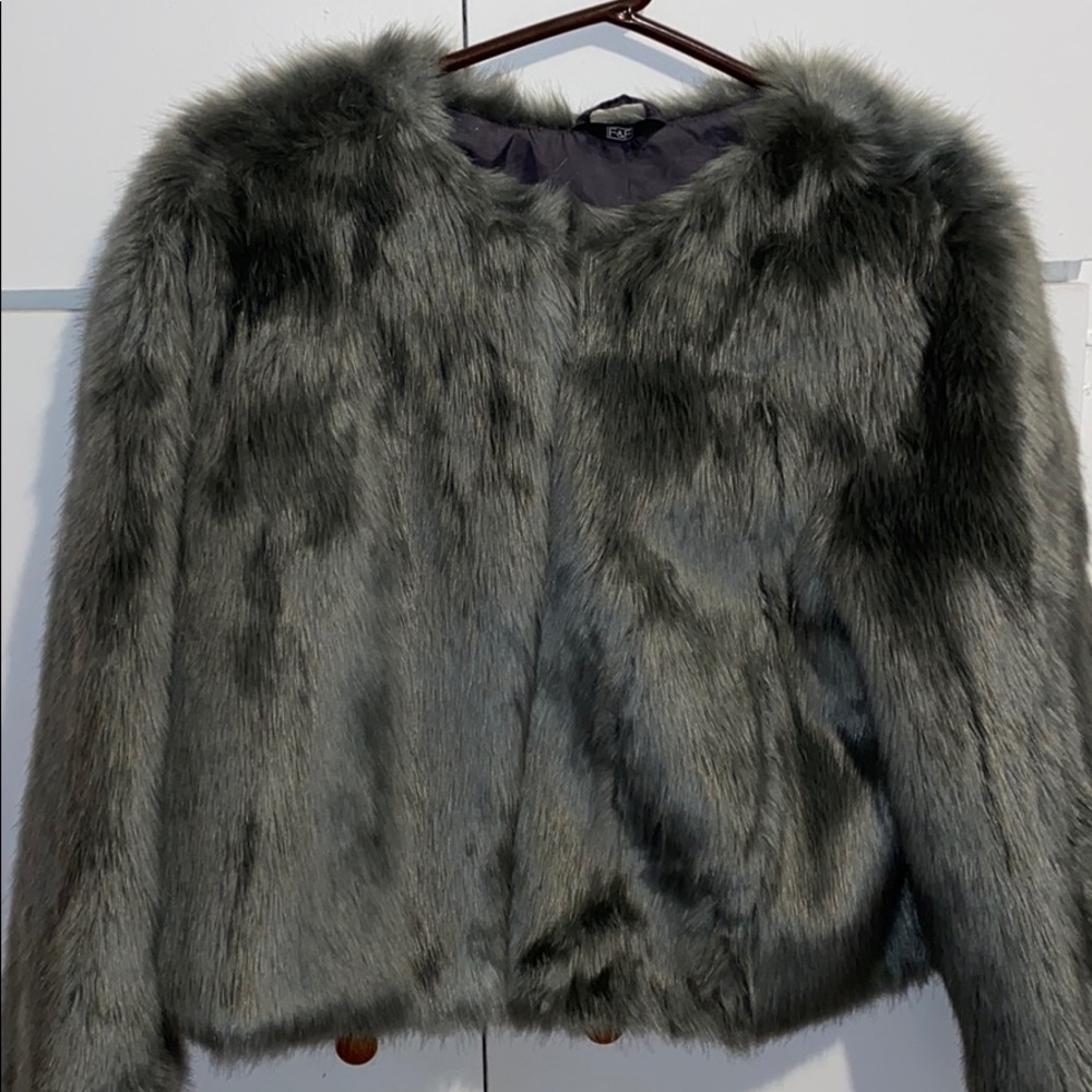 F&F faux fur coat